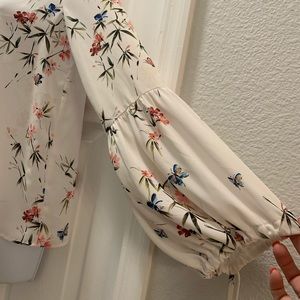 Small light bell sleeve blouse